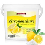 Feinwälder® Premium Zitronensäure Pulver 5 kg in Lebensmittelqualität (E330) für Küche und Haushalt/natürlicher Kalkentferner und Reinigungsmittel/Limonaden, Fruchtsäfte und zum Backen  